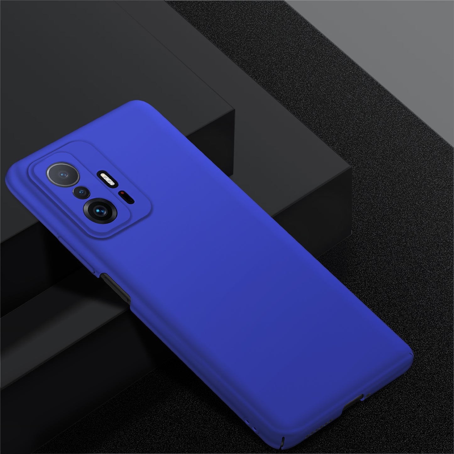 For Xiaomi 11T 5G / 11T Pro 5G Solid Color Phone Cover Anti-scratch Hard PC Cellphone Case