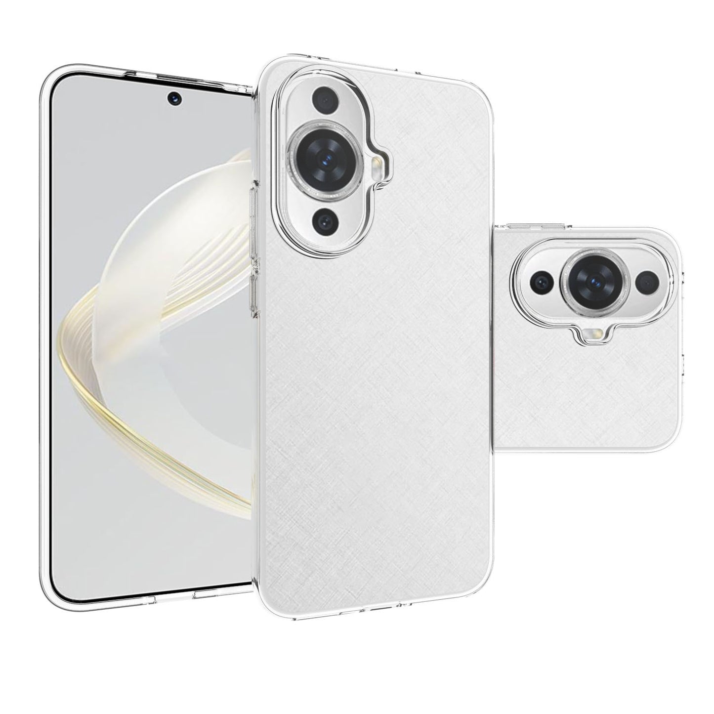 10Pcs / Pack For Huawei nova 11 Inner Watermark-Free Clear Phone Case Soft TPU Mobile Phone Cover
