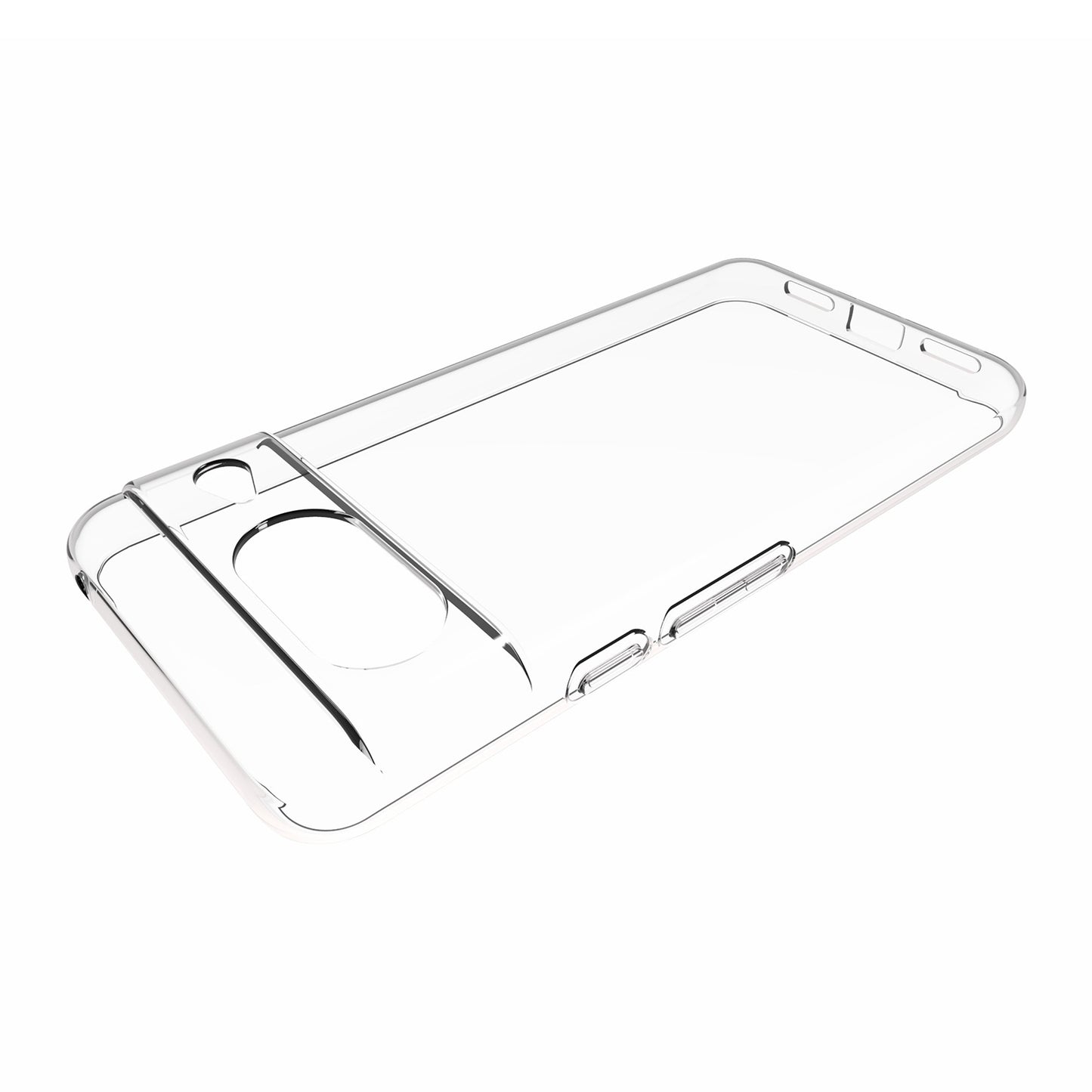10Pcs / Pack For Google Pixel 8 Inner Watermark-Free Phone Case Transparent TPU Phone Cover