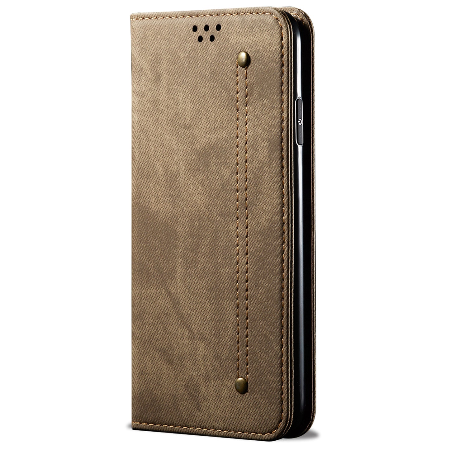 For Honor 90 Pro PU Leather Wallet Case Jeans Cloth Texture Full Protection Stand Phone Cover