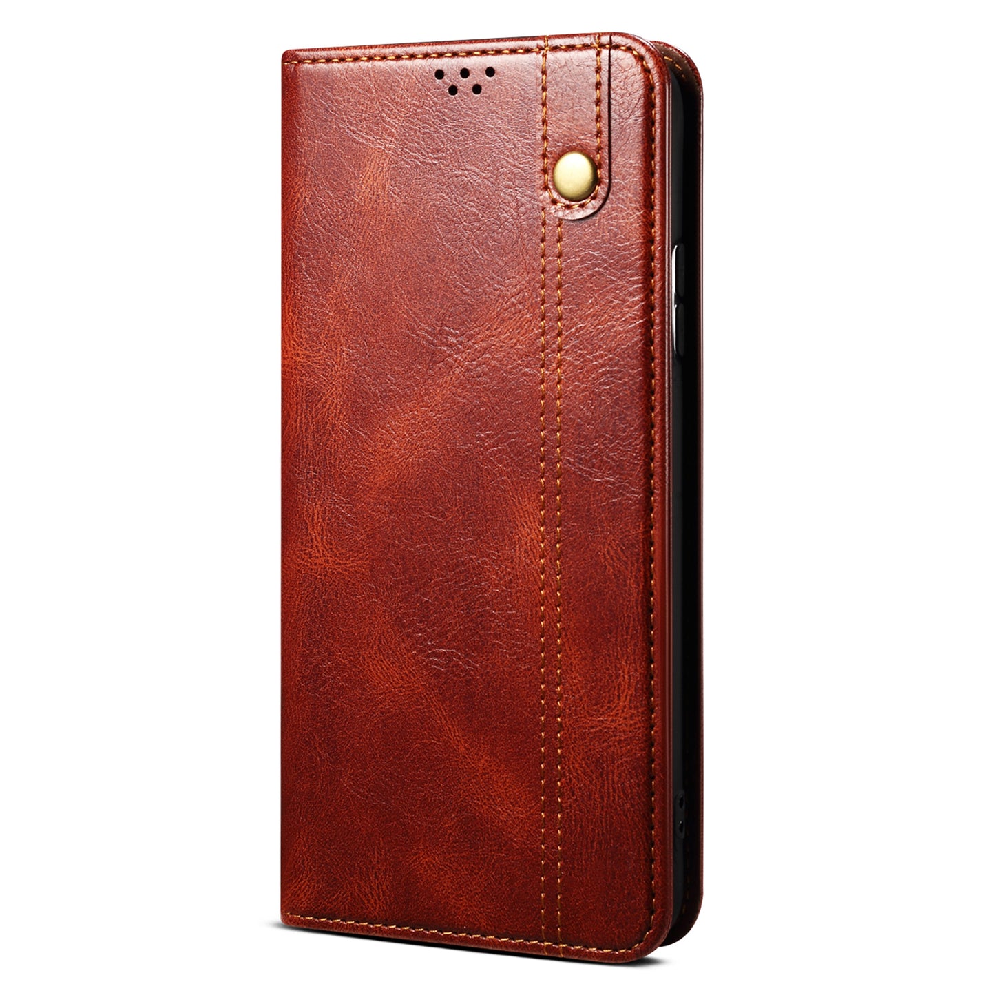 For Honor 90 Wallet Case PU Leather Waxy Crazy Horse Texture Stand Phone Cover