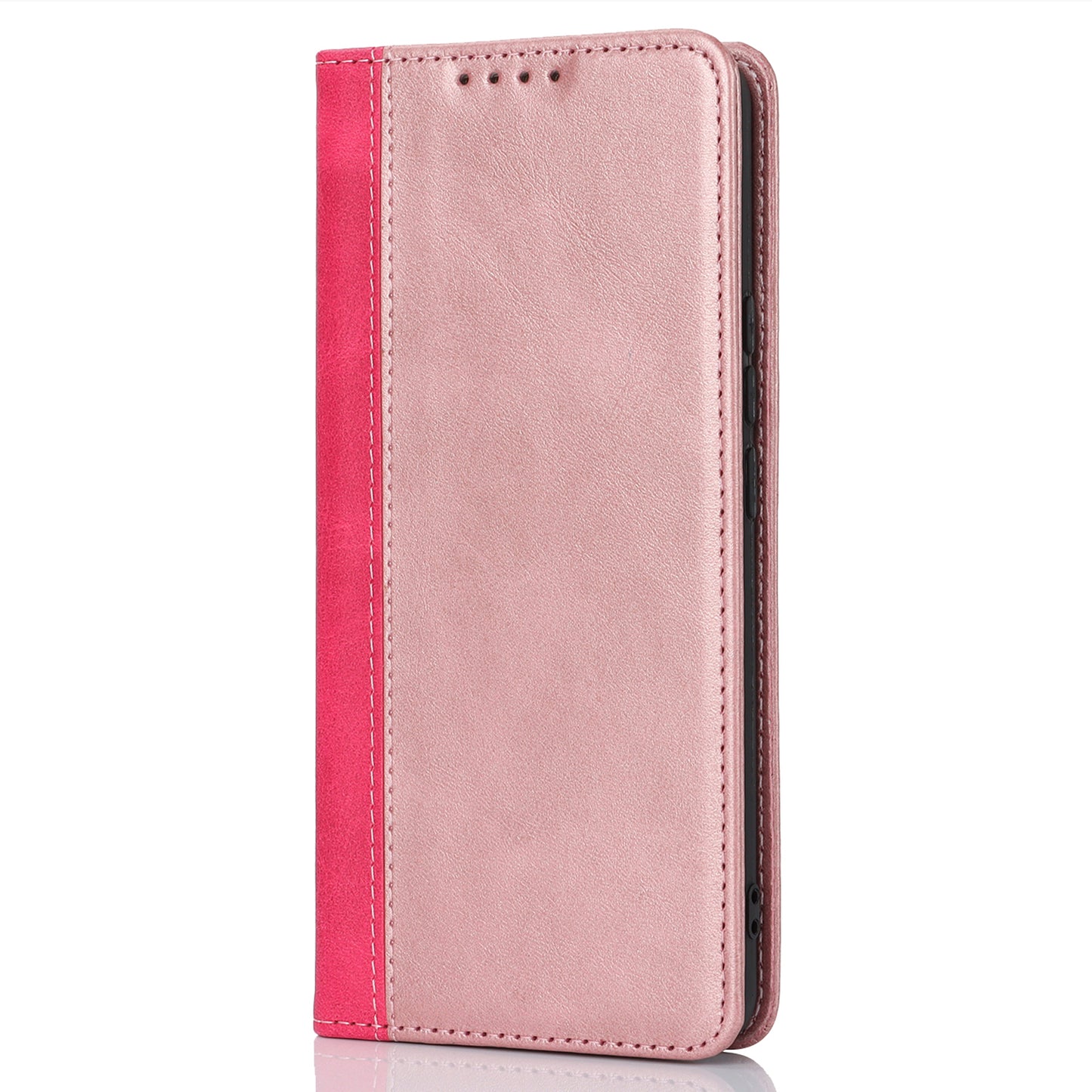 For Xiaomi 12T 5G / 12T Pro 5G / Redmi K50 Ultra PU Leather Phone Case Stand Bi-color Splicing Wallet Cover