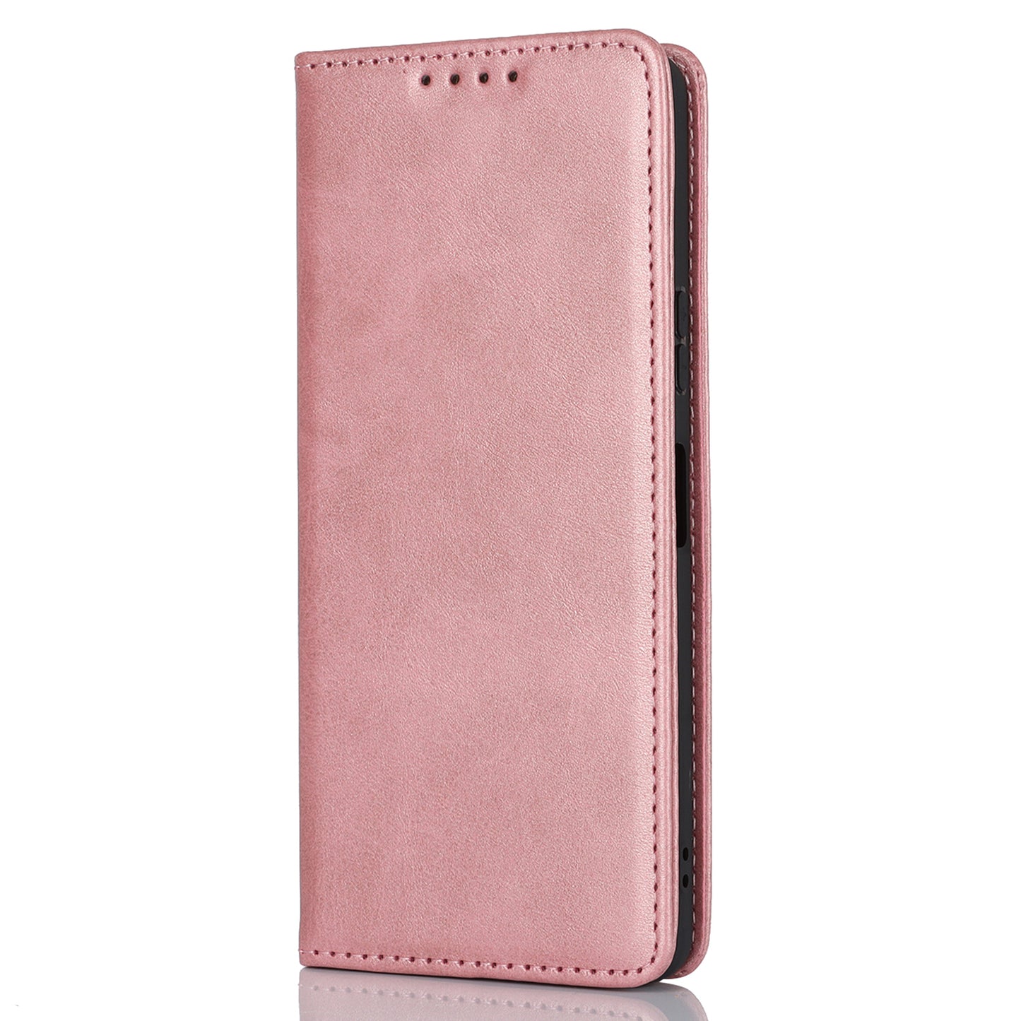 PU Leather Case for Sony Xperia 10 V Scratch Resistant Calf Texture Stand Wallet Phone Cover