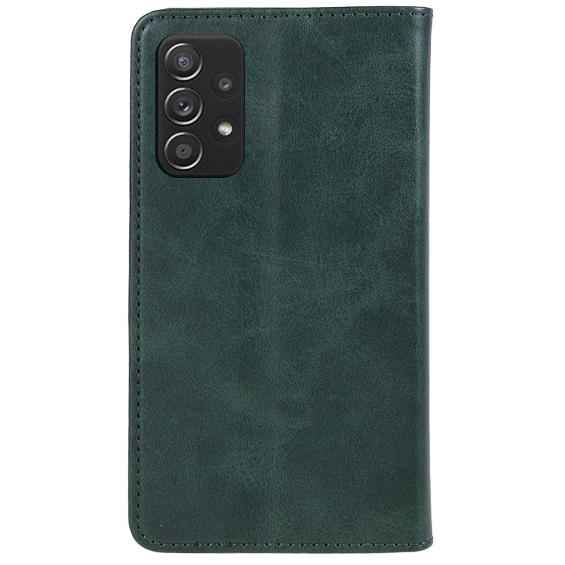 For Samsung Galaxy A52s 5G / A52 5G / 4G PU Leather Stand Case Anti-Scratch Calf Texture Wallet Dustproof Phone Cover