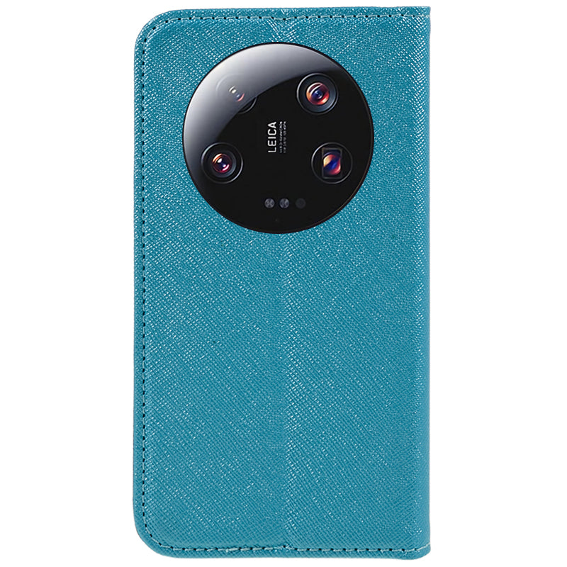 For Xiaomi 13 Ultra Shockproof Phone Shell Anti-Scratch PU Leather Wallet Cross Texture Stand Cover