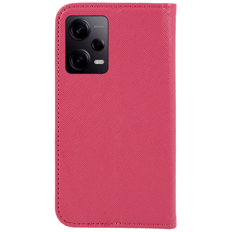 For Xiaomi Redmi Note 12 Pro Speed 5G / Note 12 Pro 5G / Poco X5 Pro 5G Phone Case Wallet Cross Texture Stand Leather Cover