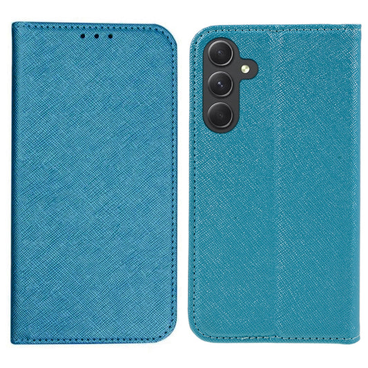 For Samsung Galaxy A54 5G Stand PU Leather Cover Case Wallet Cross Texture Shell