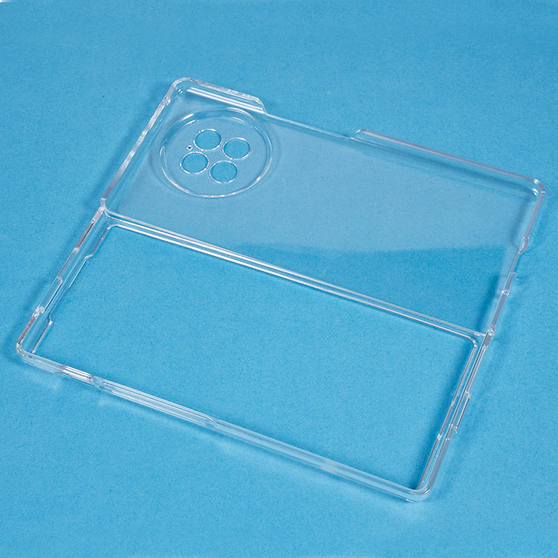 Transparent Phone Case for vivo X Fold2 , Scratch-resistant Folding Phone Hard PC Cover
