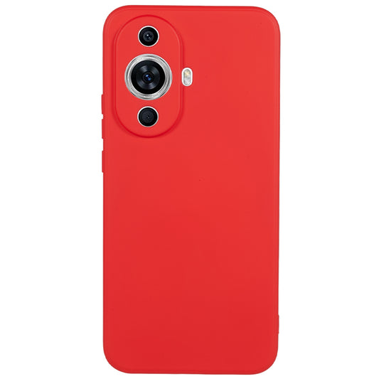 For Huawei nova 11 Pro / nova 11 Ultra TPU Phone Case Candy Color Fiber Lining Rubberized Phone Cover