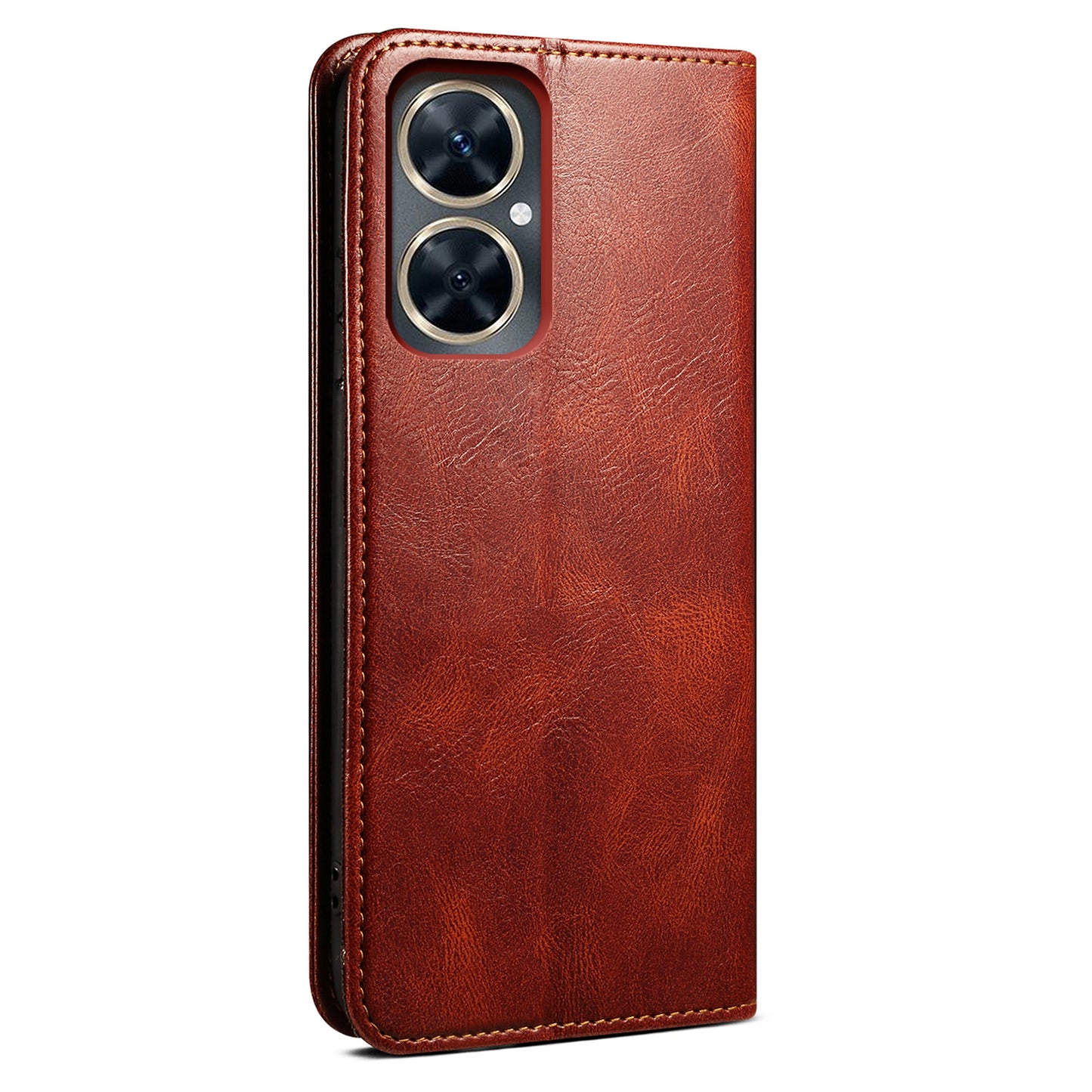 For Huawei Nova 11i / Maimang 20 / Enjoy 60 Pro Wallet Phone Cover Waxy Crazy Horse Texture PU Leather Stand Case
