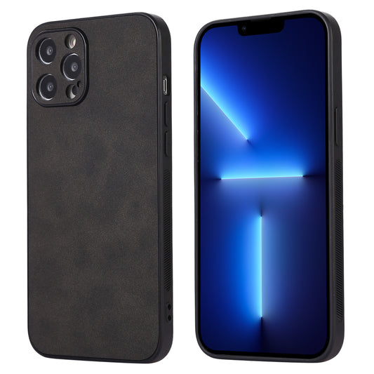 Phone Cover for iPhone 13 Pro Max 6.7 inch PU Leather Coated TPU Protective Case