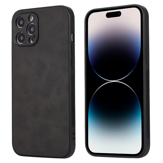 For iPhone 14 Pro Max Fall Proof Phone Cover PU Leather Coated TPU Protective Case