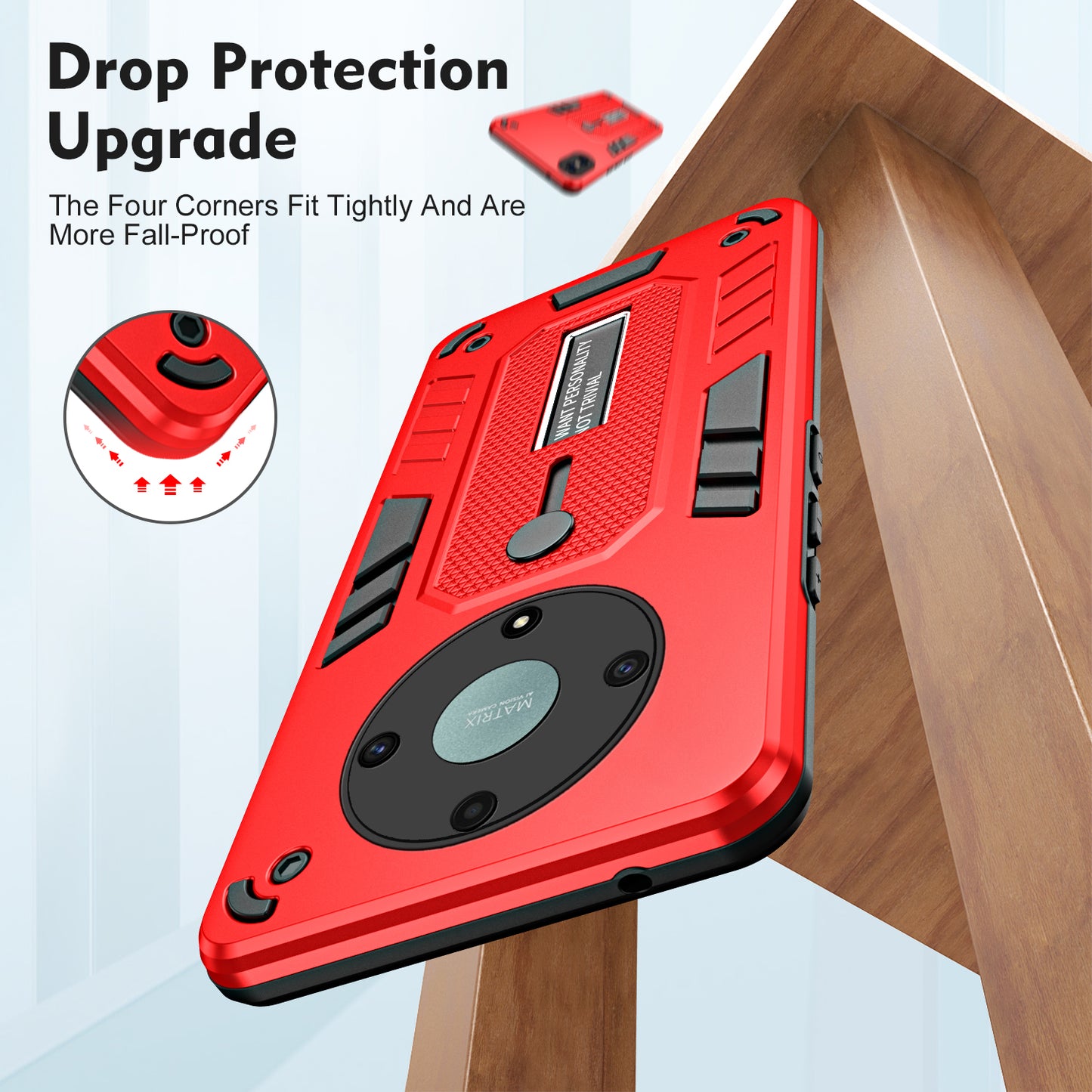 For Honor X9a 5G / X40 5G / Magic5 Lite 5G Metal Kickstand Phone Case Silicone Ring Strap TPU+PC Cover