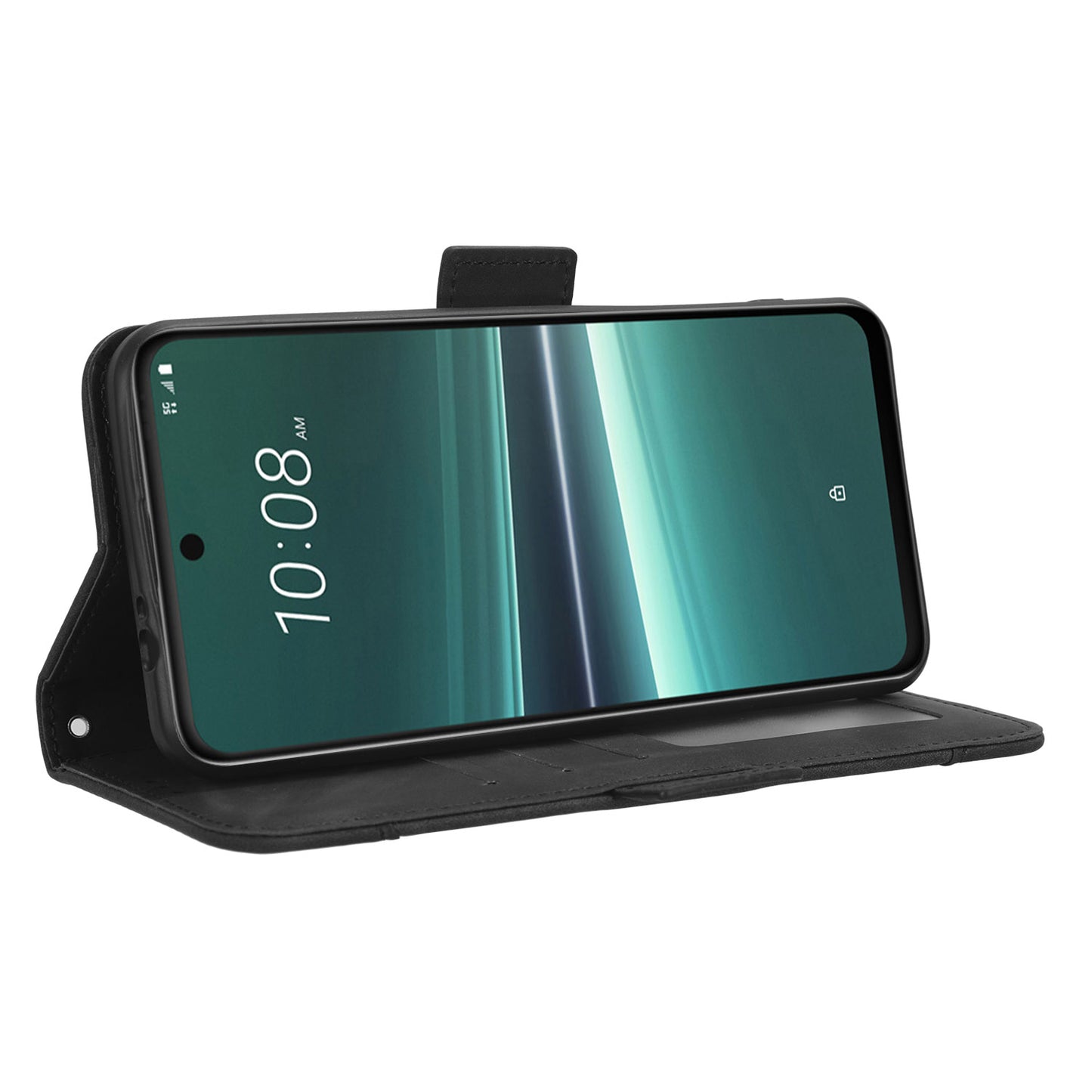 For HTC U23 Pro 5G Multiple Card Slots Cell Phone Cover PU Leather Case with Stand Wallet