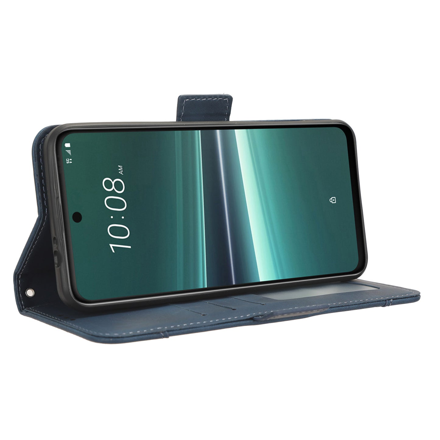 For HTC U23 Pro 5G Multiple Card Slots Cell Phone Cover PU Leather Case with Stand Wallet