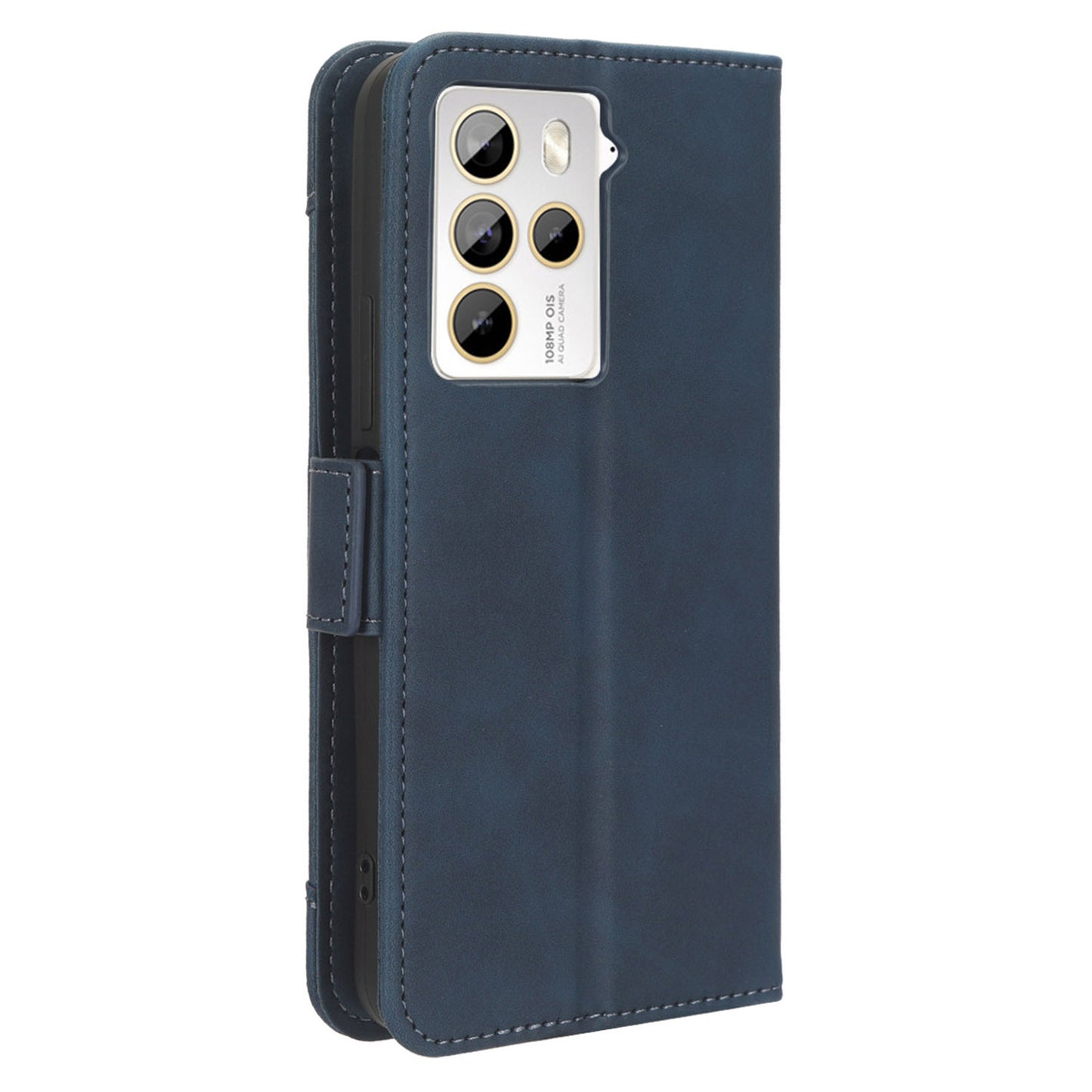 For HTC U23 Pro 5G Multiple Card Slots Cell Phone Cover PU Leather Case with Stand Wallet
