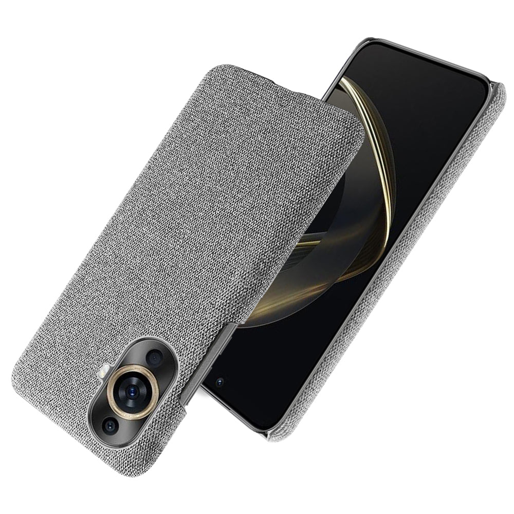 For Huawei nova 11 Drop-proof Mobile Phone Case Cloth+Hard PC Phone Protective Cover