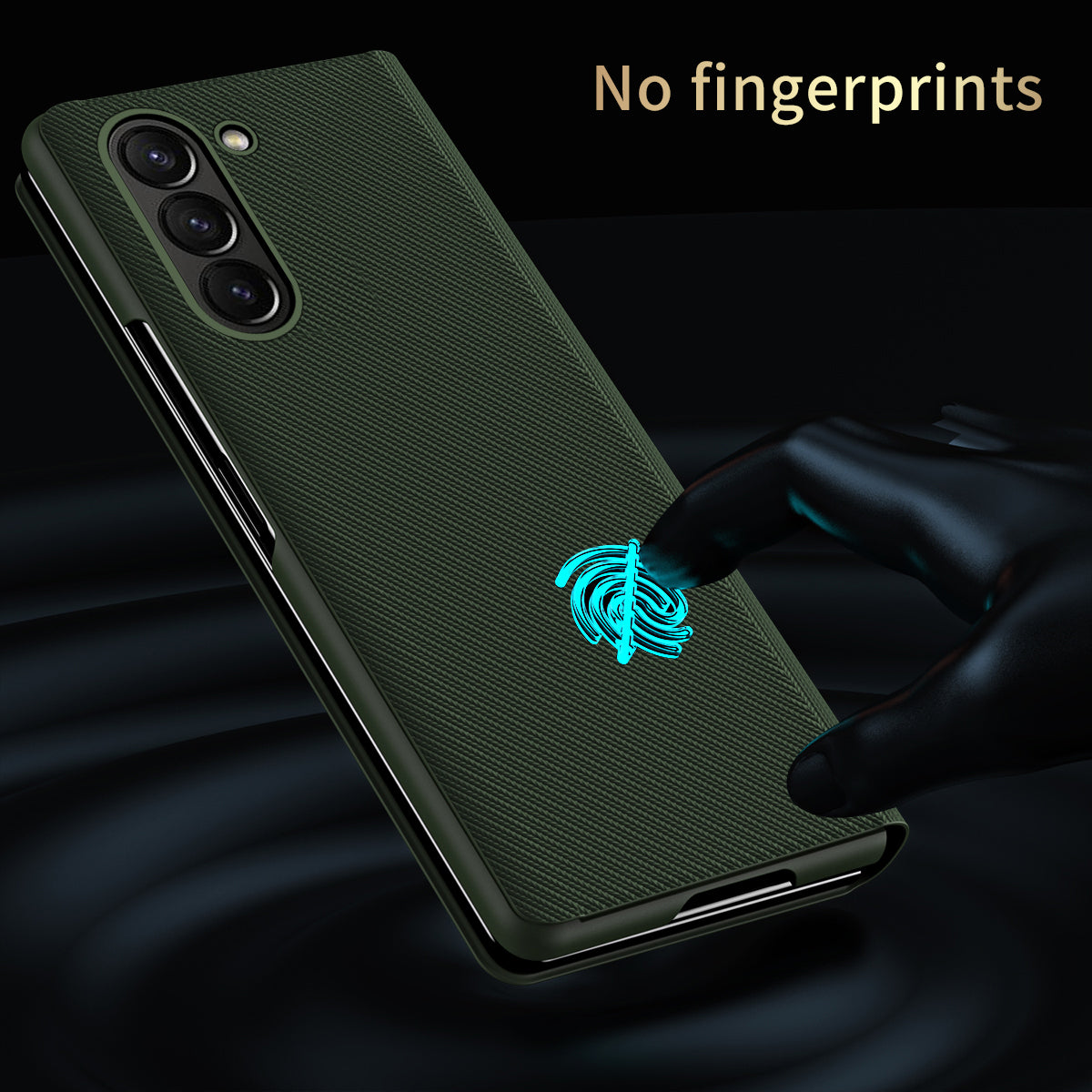 Anti-Drop Slim Case for Samsung Galaxy Z Fold5 5G Anti-Fingerprint Phone Cover Protective Phone Case