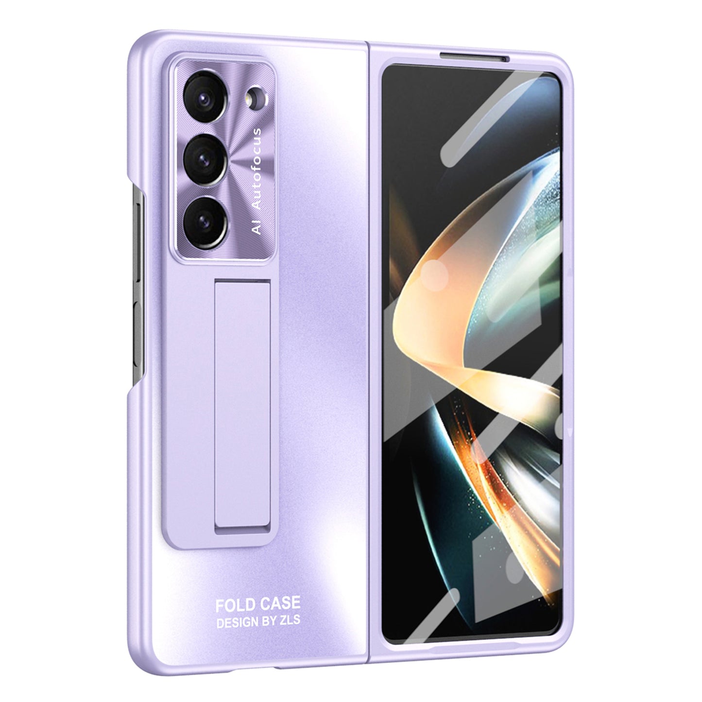 For Samsung Galaxy Z Fold5 5G Hard PC Kickstand Case Shockproof AG Matte Phone Cover