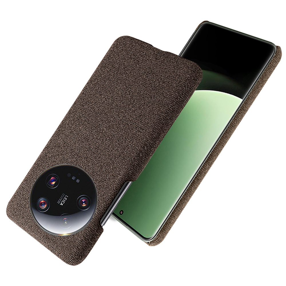 Anti-scratch Cell Phone Case for Xiaomi 13 Ultra , Cloth+Hard PC Protective Phone Cover