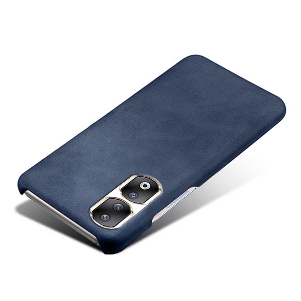 For Honor 90 Pro Calf Texture Phone Case PU Leather Coated PC Anti-scratch Cover