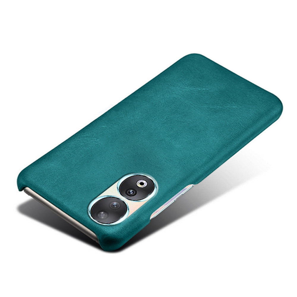 For Honor 90 PU Leather Coated Hard PC Cover Calf Texture Shockproof Phone Case