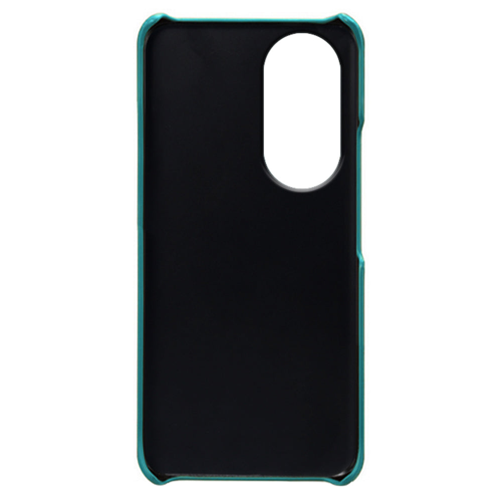 For Honor 90 PU Leather Coated Hard PC Cover Calf Texture Shockproof Phone Case