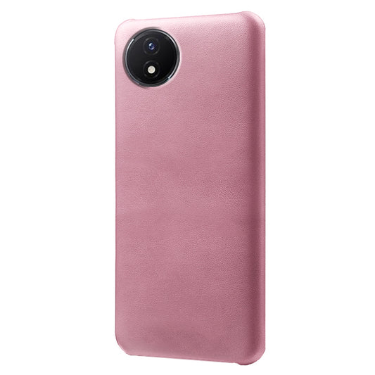 For vivo Y02A 4G / Y02 4G / Y11 (2023) Anti-Scratch Back Case PU Leather + PC Calf Texture Phone Cover