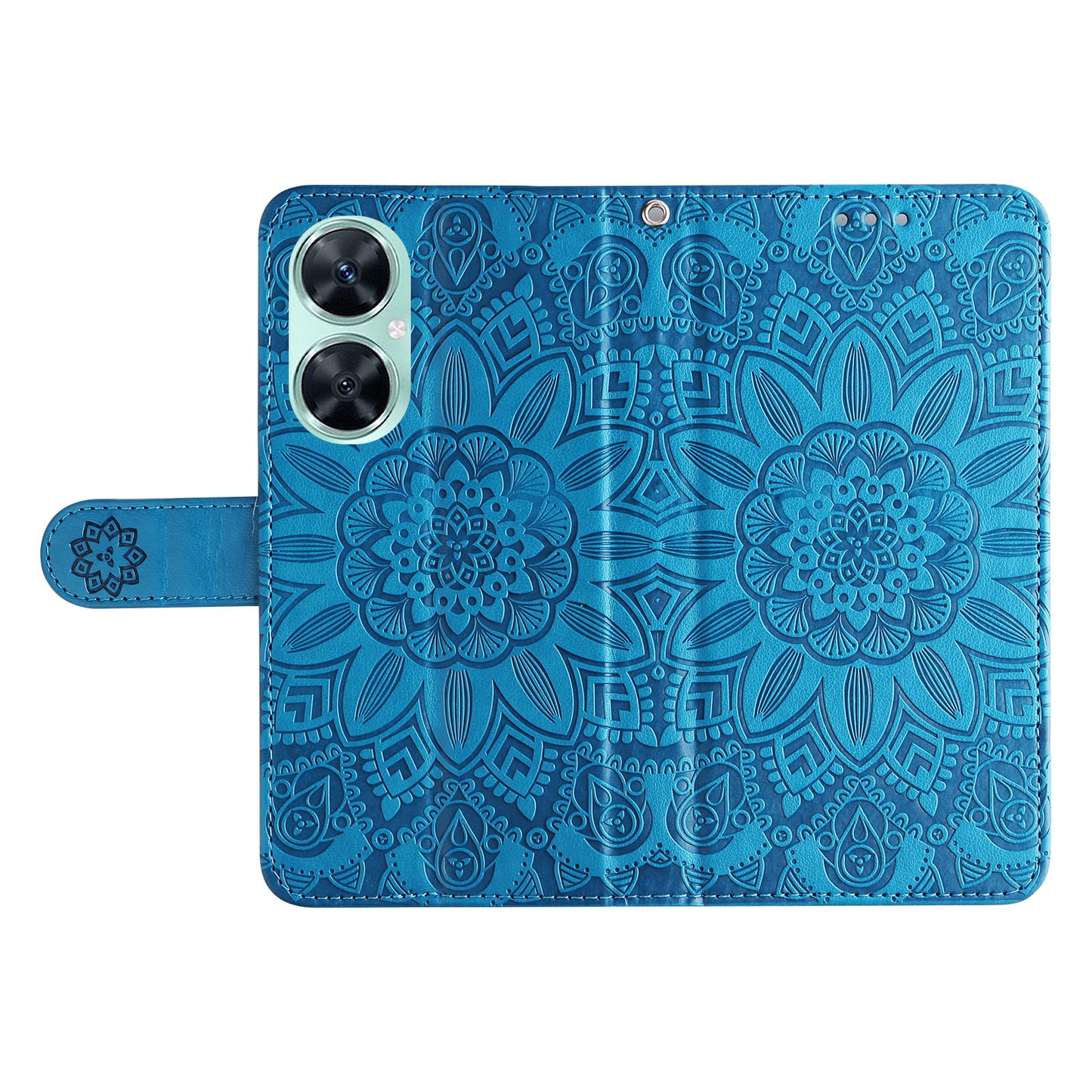 For Huawei Nova 11i / Maimang 20 / Enjoy 60 Pro Sunflower Imprinted Stand PU Leather Cover Wallet Case