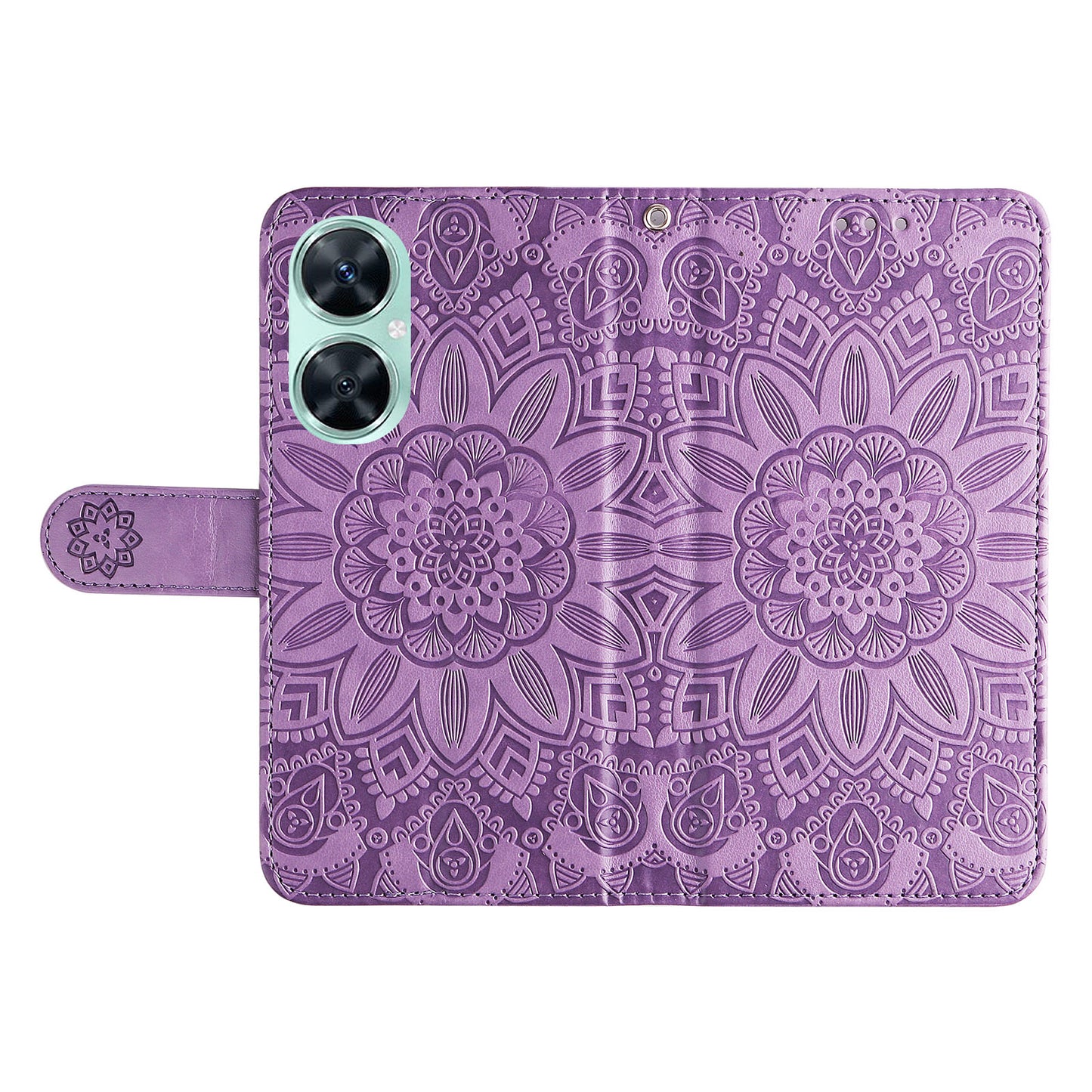 For Huawei Nova 11i / Maimang 20 / Enjoy 60 Pro Sunflower Imprinted Stand PU Leather Cover Wallet Case