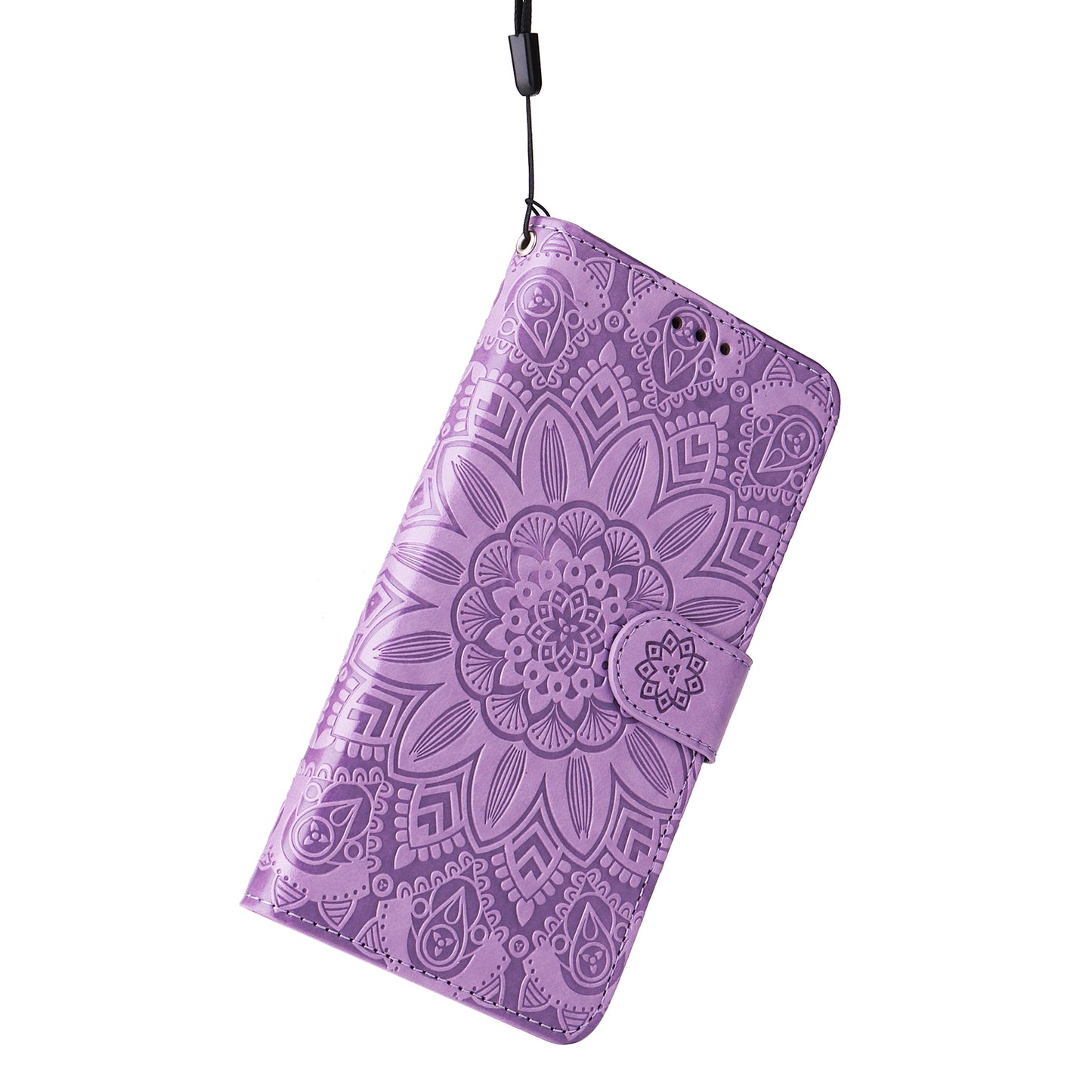 For Huawei Nova 11i / Maimang 20 / Enjoy 60 Pro Sunflower Imprinted Stand PU Leather Cover Wallet Case