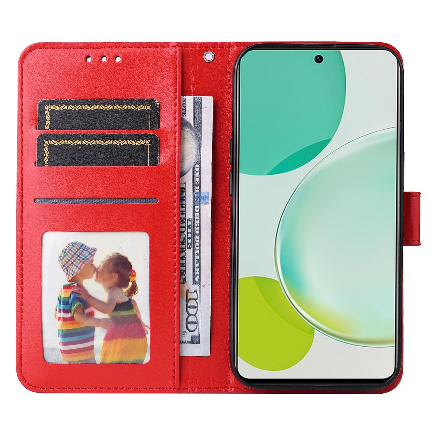 For Huawei Nova 11i / Maimang 20 / Enjoy 60 Pro Sunflower Imprinted Stand PU Leather Cover Wallet Case