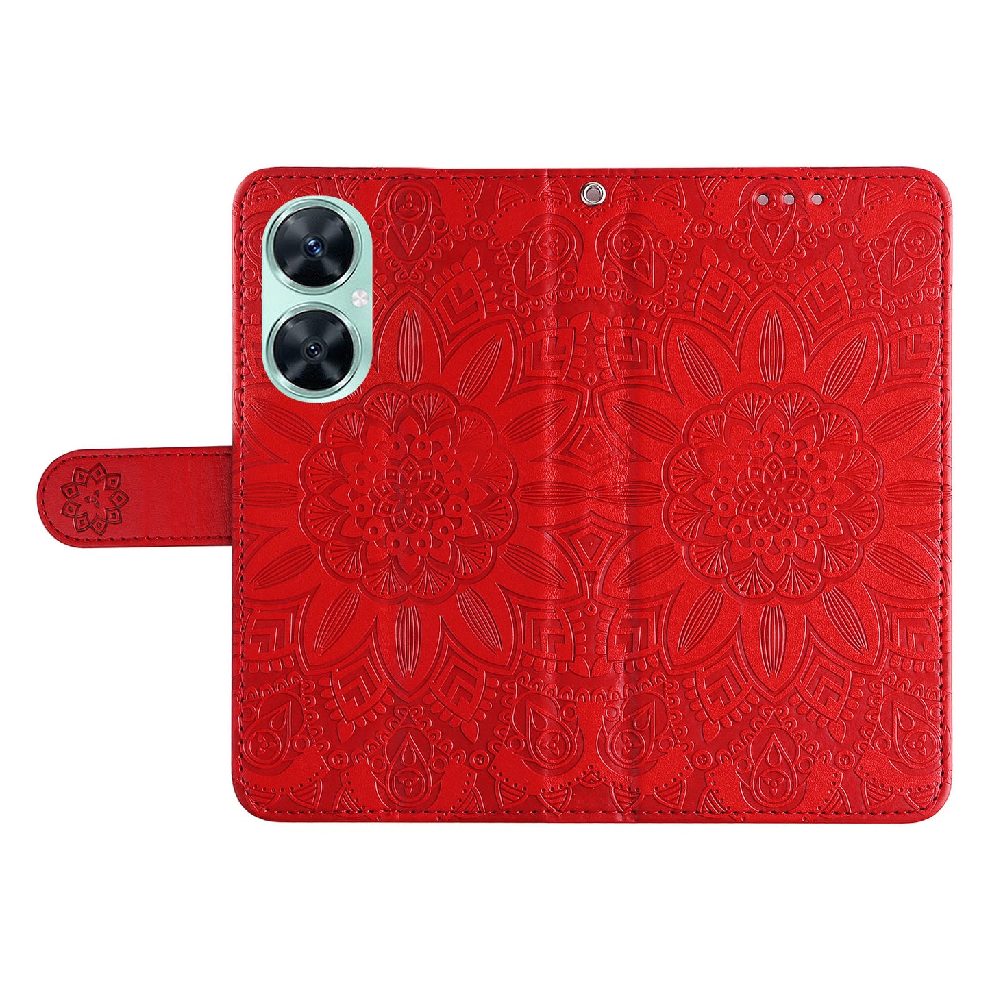 For Huawei Nova 11i / Maimang 20 / Enjoy 60 Pro Sunflower Imprinted Stand PU Leather Cover Wallet Case