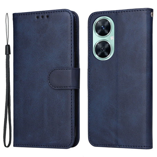 For Huawei Nova 11i / Maimang 20 / Enjoy 60 Pro Wallet Phone Case PU Leather Calf Texture Stand Cover