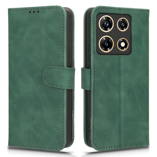 For Infinix Note 30 Pro 4G Wallet Phone Case Skin-touch PU Leather Stand Flip Cover