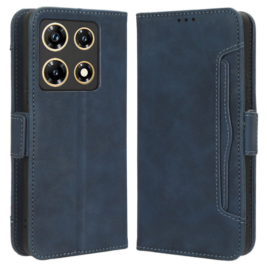 For Infinix Note 30 Pro 4G X678B Multiple Card Slots Drop-proof Cover PU Leather Stand Wallet Phone Case
