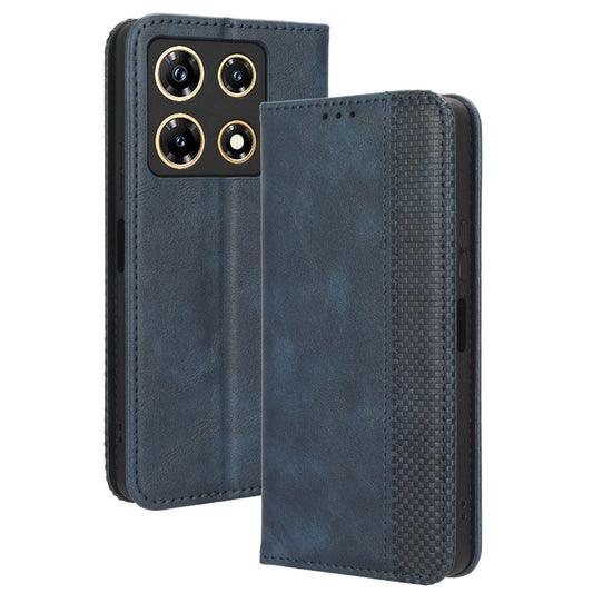 For Infinix Note 30 Pro 4G X678B Magnetic PU Leather Case Flip Stand Wallet Phone Cover