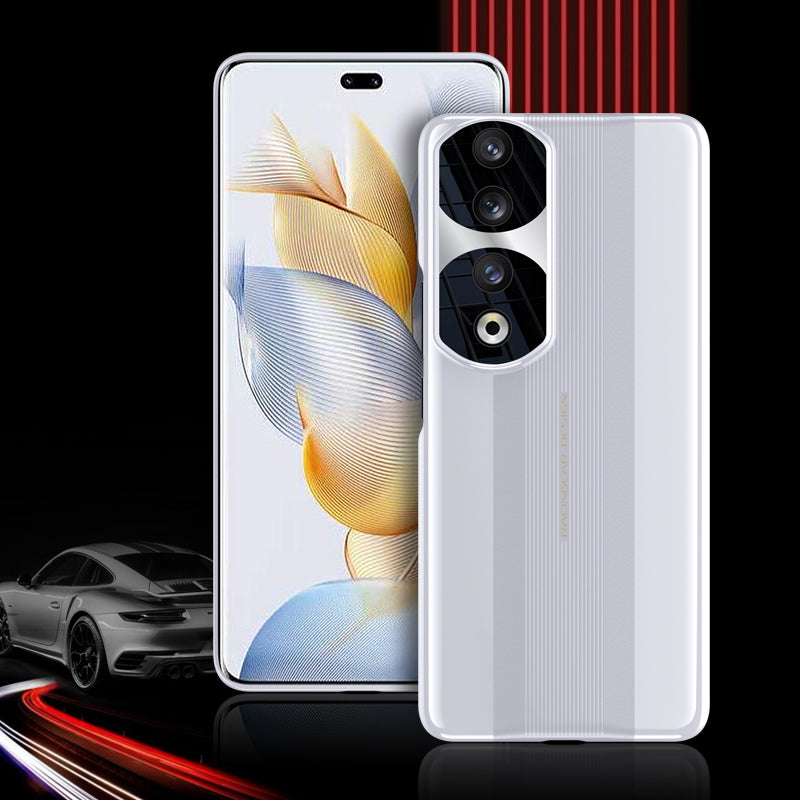 For Honor 90 Pro Hard PC Phone Case Electroplated Camera Protection Protective Cover