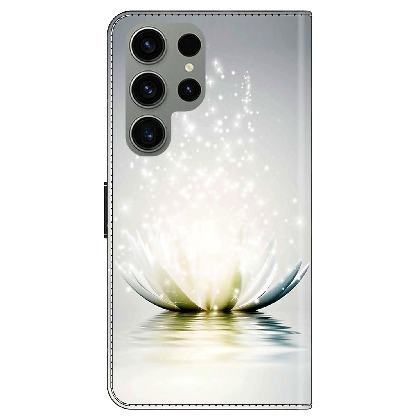 For Samsung Galaxy S23 Ultra 3D Pattern Phone Case PU Leather Wallet Stand Cover