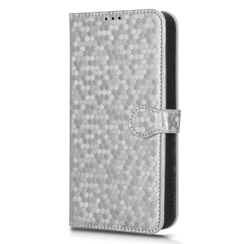 For Infinix Note 30 5G Leather Wallet Phone Case Dot Imprinted Shockproof Stand Cover