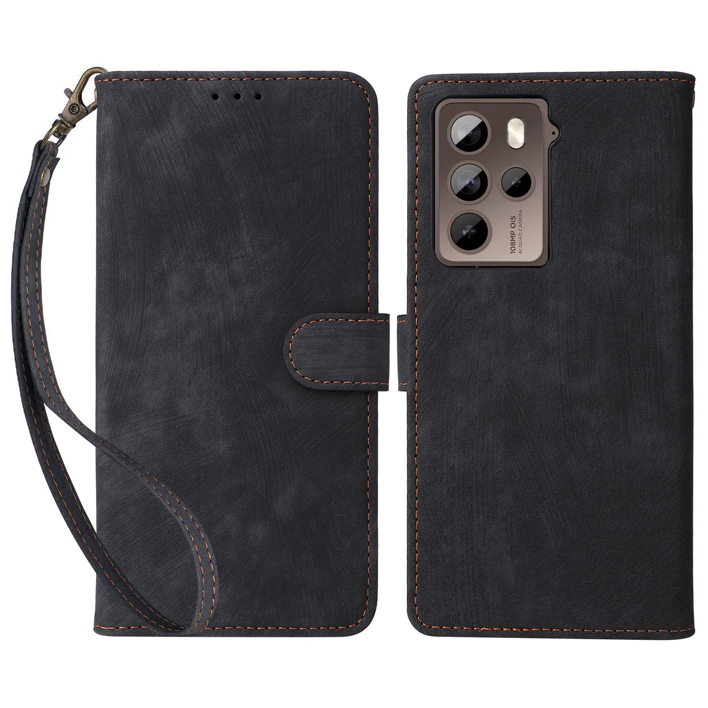 For HTC U23 / U23 Pro 5G Scratch Proof Phone Cover RFID Blocking Wallet Stand Shell Leather Case