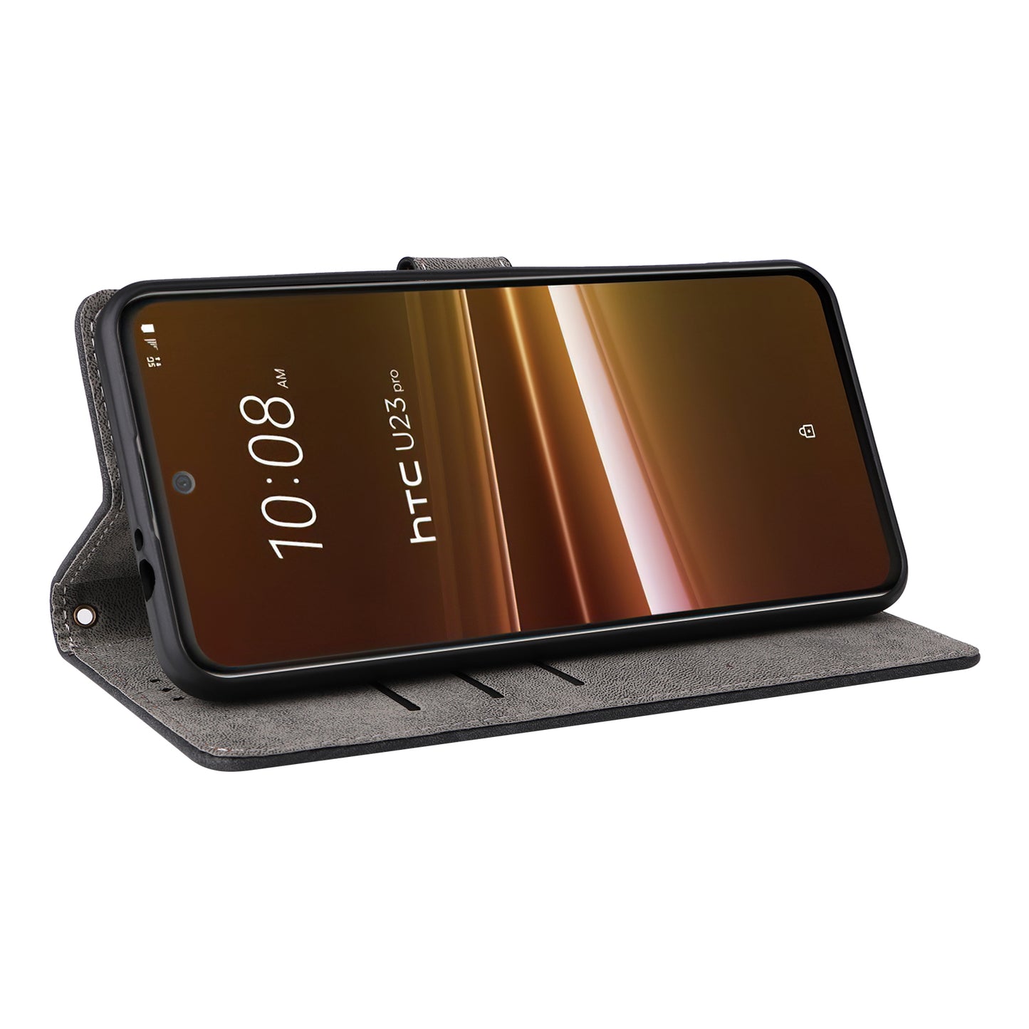For HTC U23 / U23 Pro 5G Scratch Proof Phone Cover RFID Blocking Wallet Stand Shell Leather Case