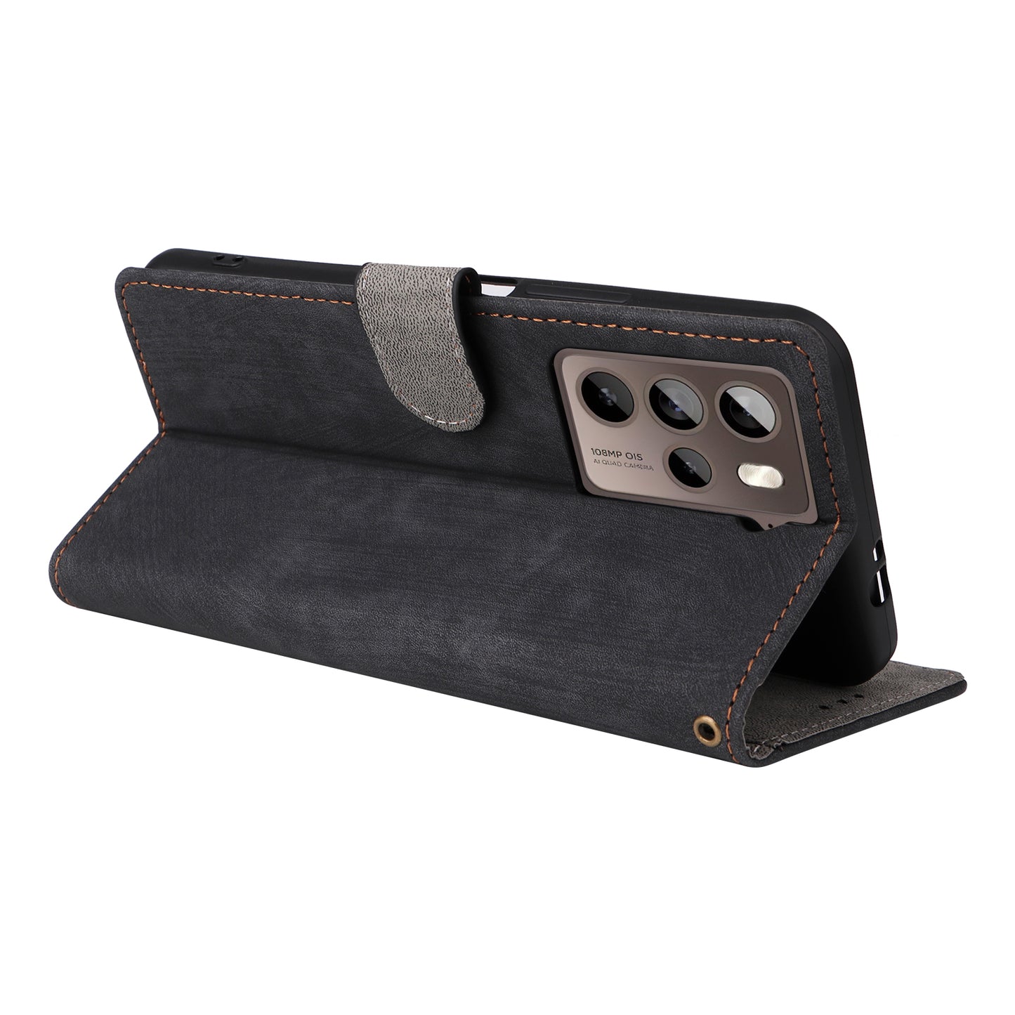 For HTC U23 / U23 Pro 5G Scratch Proof Phone Cover RFID Blocking Wallet Stand Shell Leather Case
