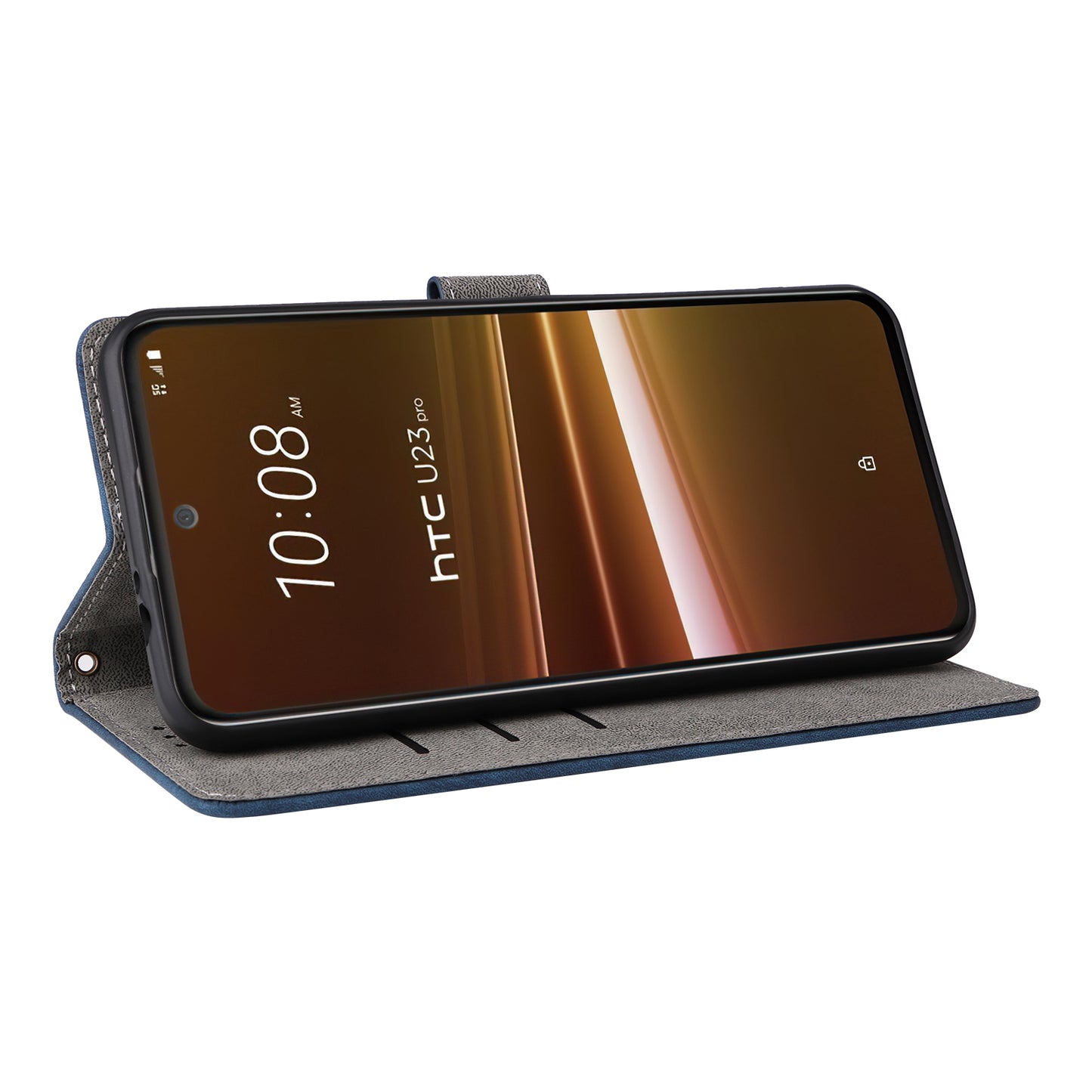 For HTC U23 / U23 Pro 5G Scratch Proof Phone Cover RFID Blocking Wallet Stand Shell Leather Case