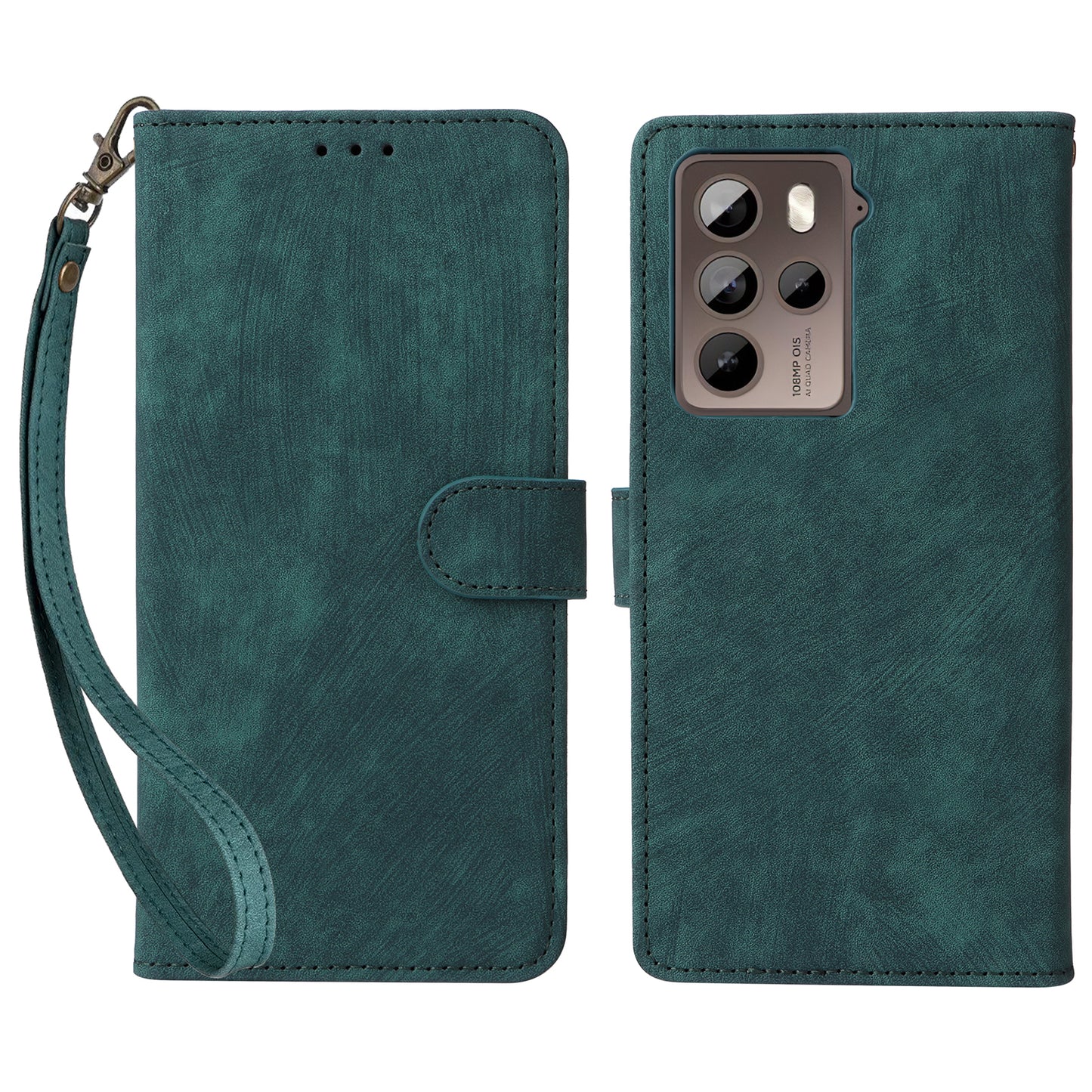 For HTC U23 / U23 Pro 5G Scratch Proof Phone Cover RFID Blocking Wallet Stand Shell Leather Case