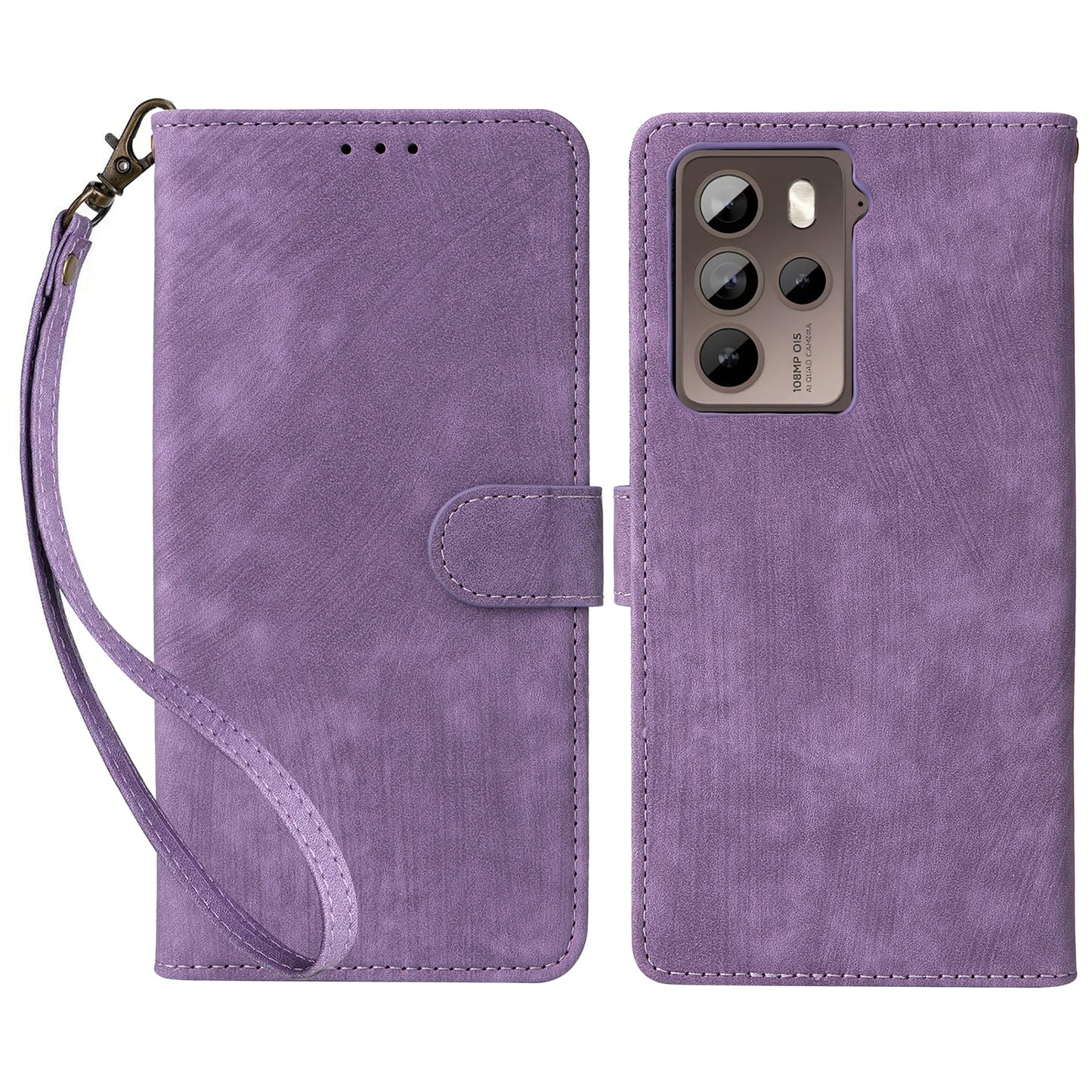 For HTC U23 / U23 Pro 5G Scratch Proof Phone Cover RFID Blocking Wallet Stand Shell Leather Case