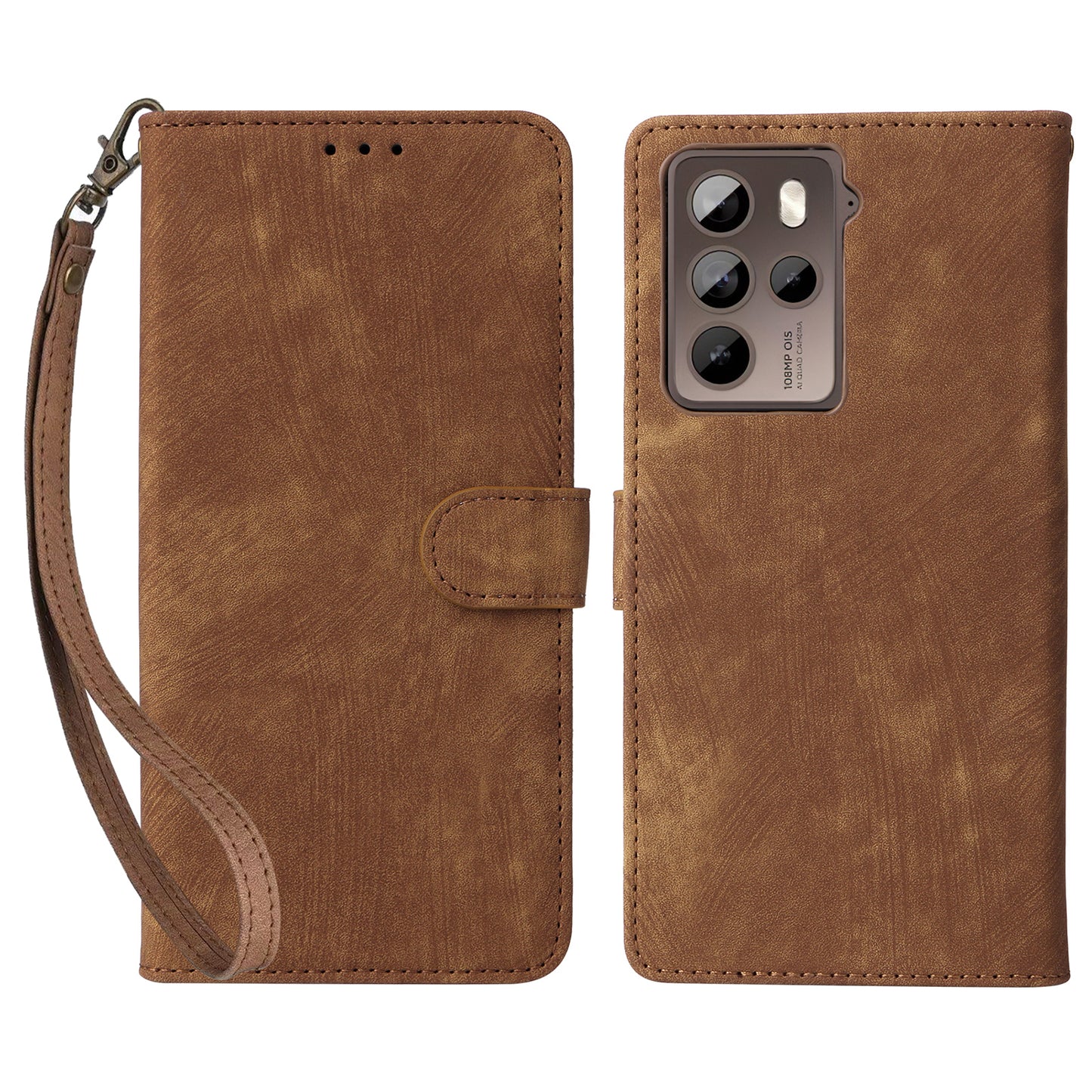 For HTC U23 / U23 Pro 5G Scratch Proof Phone Cover RFID Blocking Wallet Stand Shell Leather Case