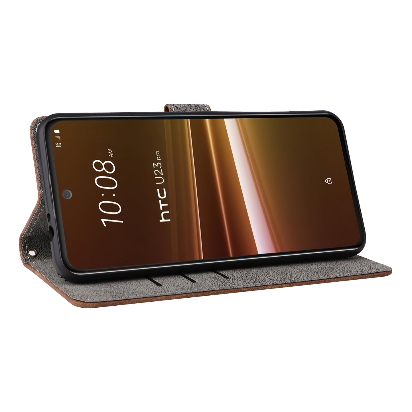 For HTC U23 / U23 Pro 5G Scratch Proof Phone Cover RFID Blocking Wallet Stand Shell Leather Case