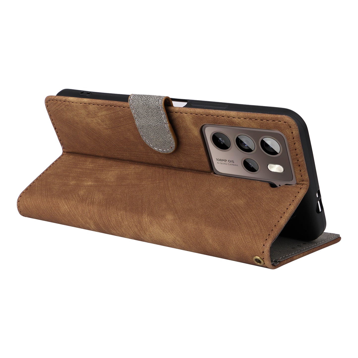 For HTC U23 / U23 Pro 5G Scratch Proof Phone Cover RFID Blocking Wallet Stand Shell Leather Case