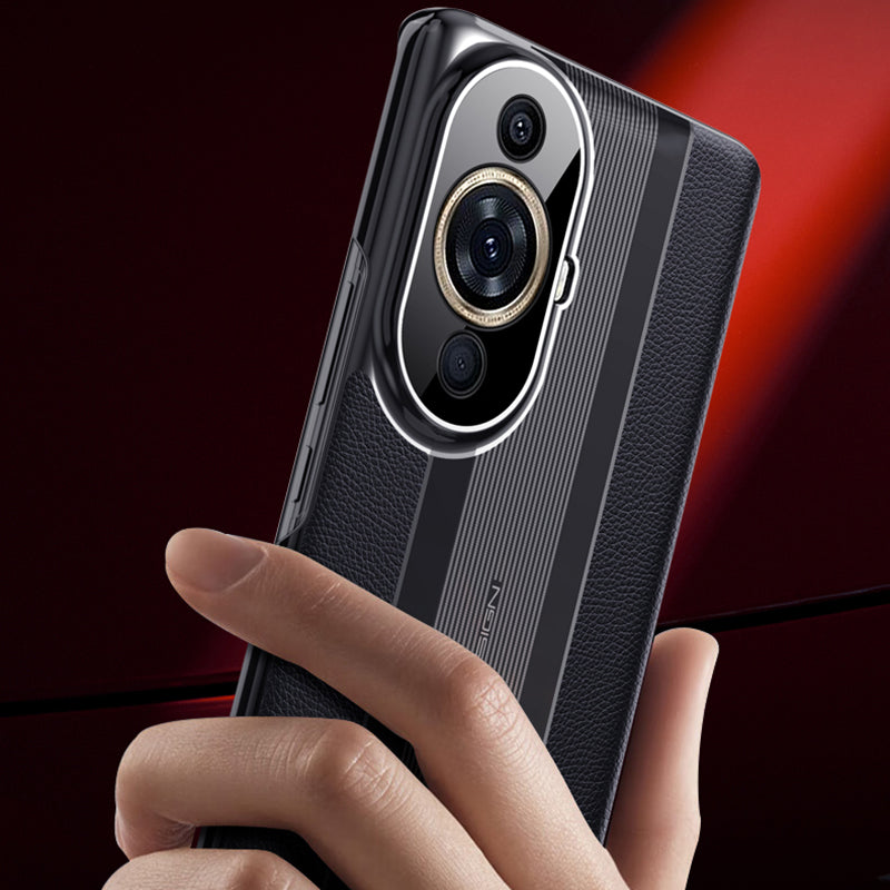 For Huawei nova 11 Pro / nova 11 Ultra Anti-fall PU Leather Coated PC Phone Cover Phone Case